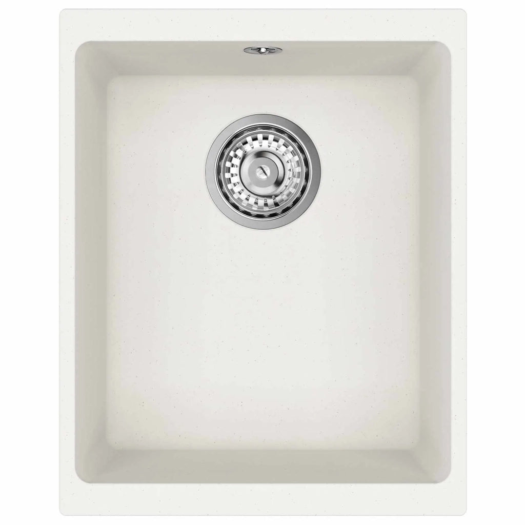 Lavello Bianco 370 x 460 mm 80% Quarzo e 20% Resina