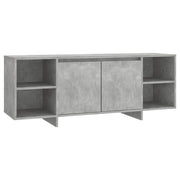 Mobile TV | Armadietto TV | Mobile Porta TV Grigio Cemento 130x35x50 cm in Truciolato