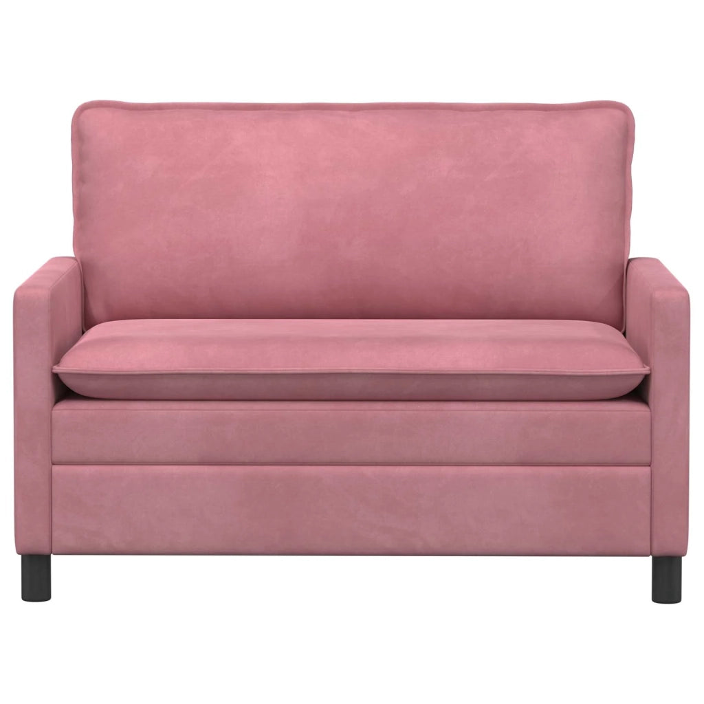 Divano Rosa 126 x 81 x 87,5 cm Velluto