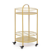 Carrello Portabottiglie da Esterno in Acciaio con Ruote - RUGGED