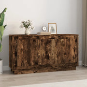 Credenza-Buffet-Armadio da cucina Rovere Fumo 102x35x55 cm in Legno Multistrato