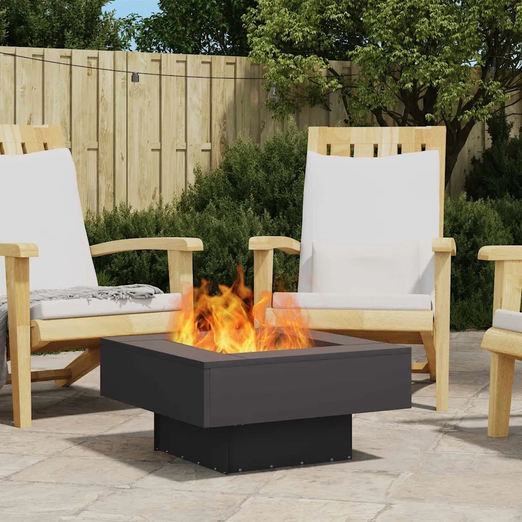 Focolare Nero 60 x 60 x 30 cm Acciaio CFW6009899
