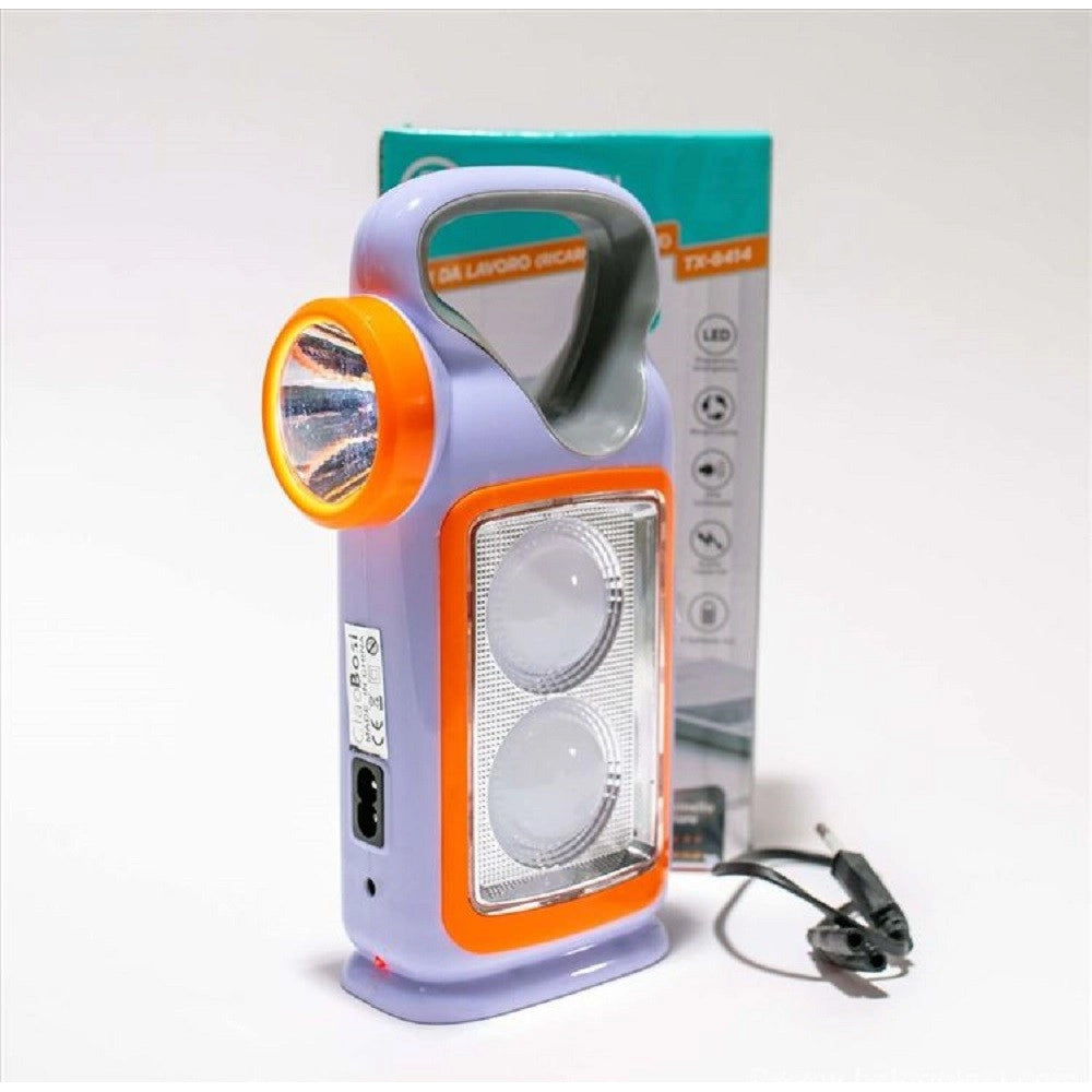 Trade Shop - Lampada Luce Emergenza Batterie Ricaricabile 1w Torcia Led Carica Solare Tx-8414 -