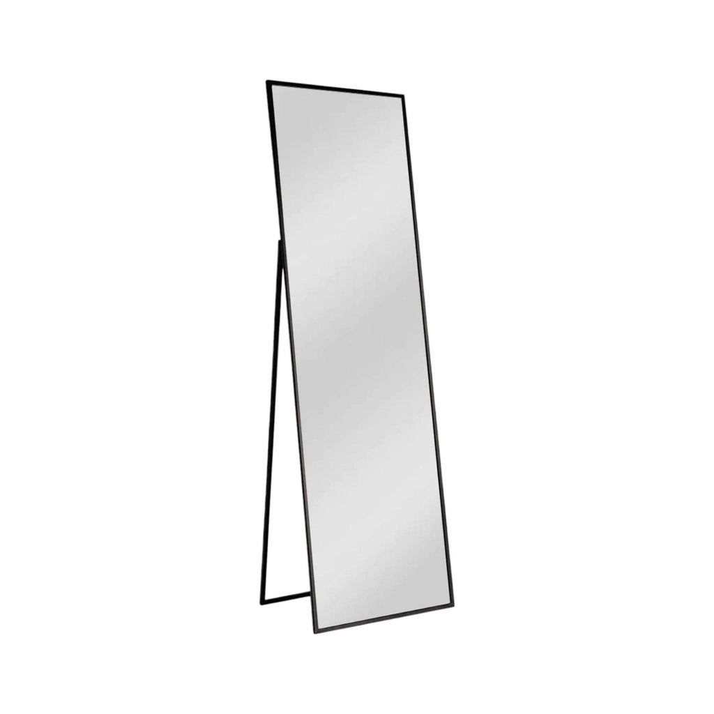 Ronzone, Specchio Forma Rettangolare, 60x170h cm Nero