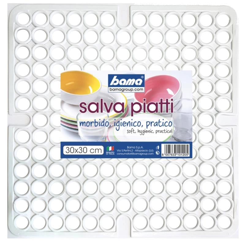 GRIGLIA COPRI LAVELLO 30x30 cm - Col. Bianco - BAMA