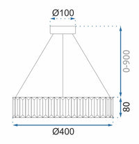 Lampada Da Soffitto Led App982-cp