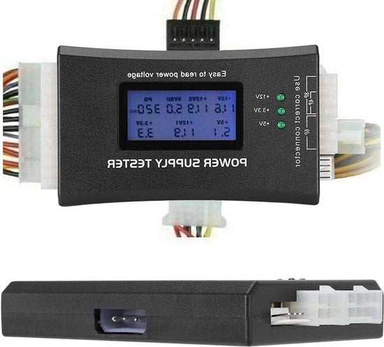 Testatore di alimentazione con display LCD per alimentatori ATX BTX ITX TFX.