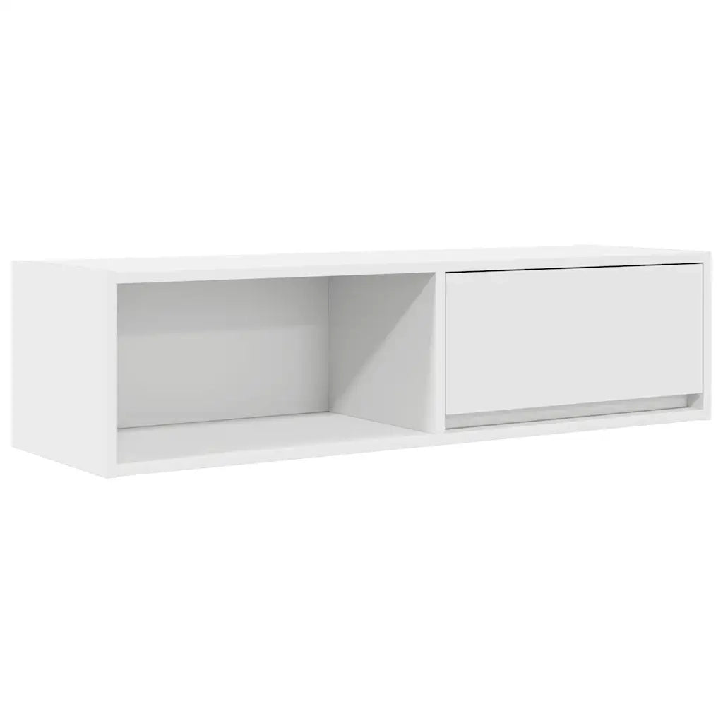 Mobile Porta TV Bianco 100x31x25,5 cm in Legno Multistrato 861472
