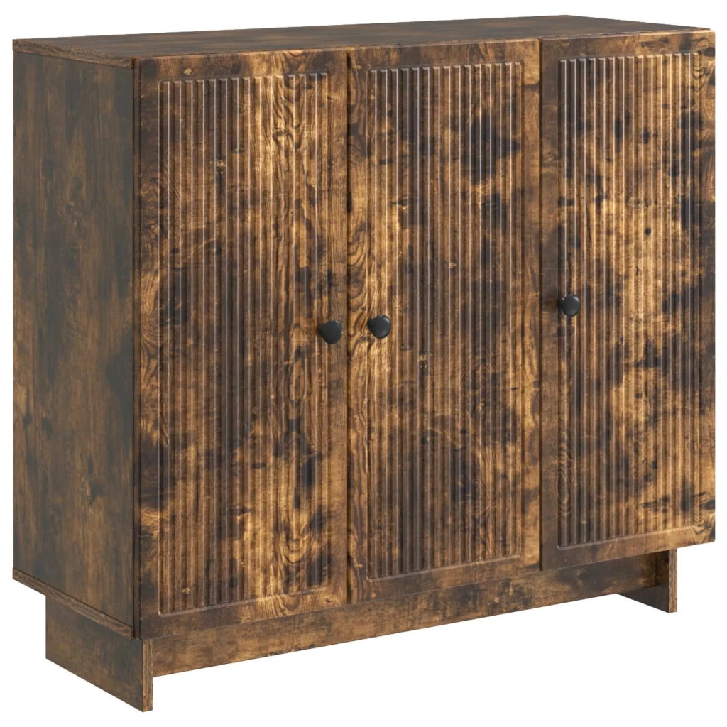 Credenza Rovere Fumo 89 x 34,5 x 80 cm Legno ingegnerizzato 893960