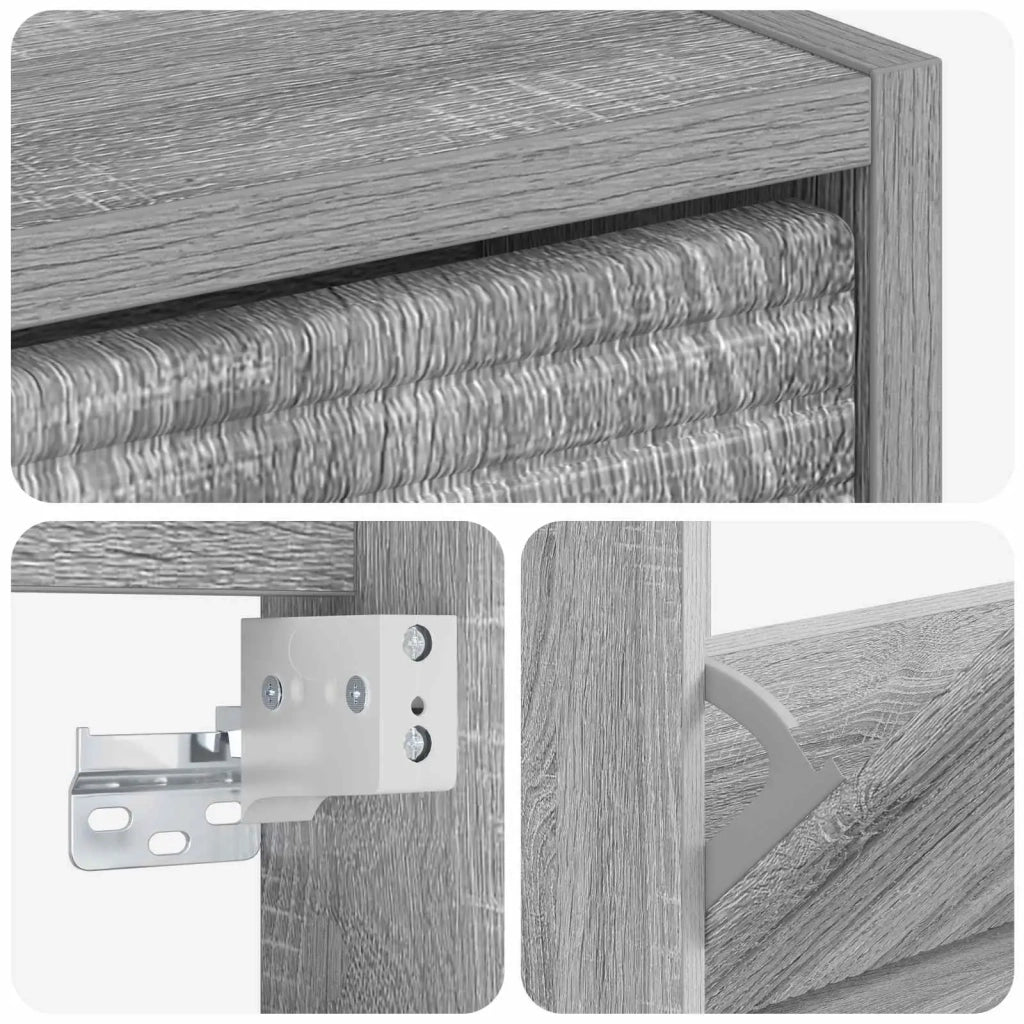 Mobiletto per Scarpe da Muro HAARLEM 71 x 17 x 86 cm 896861