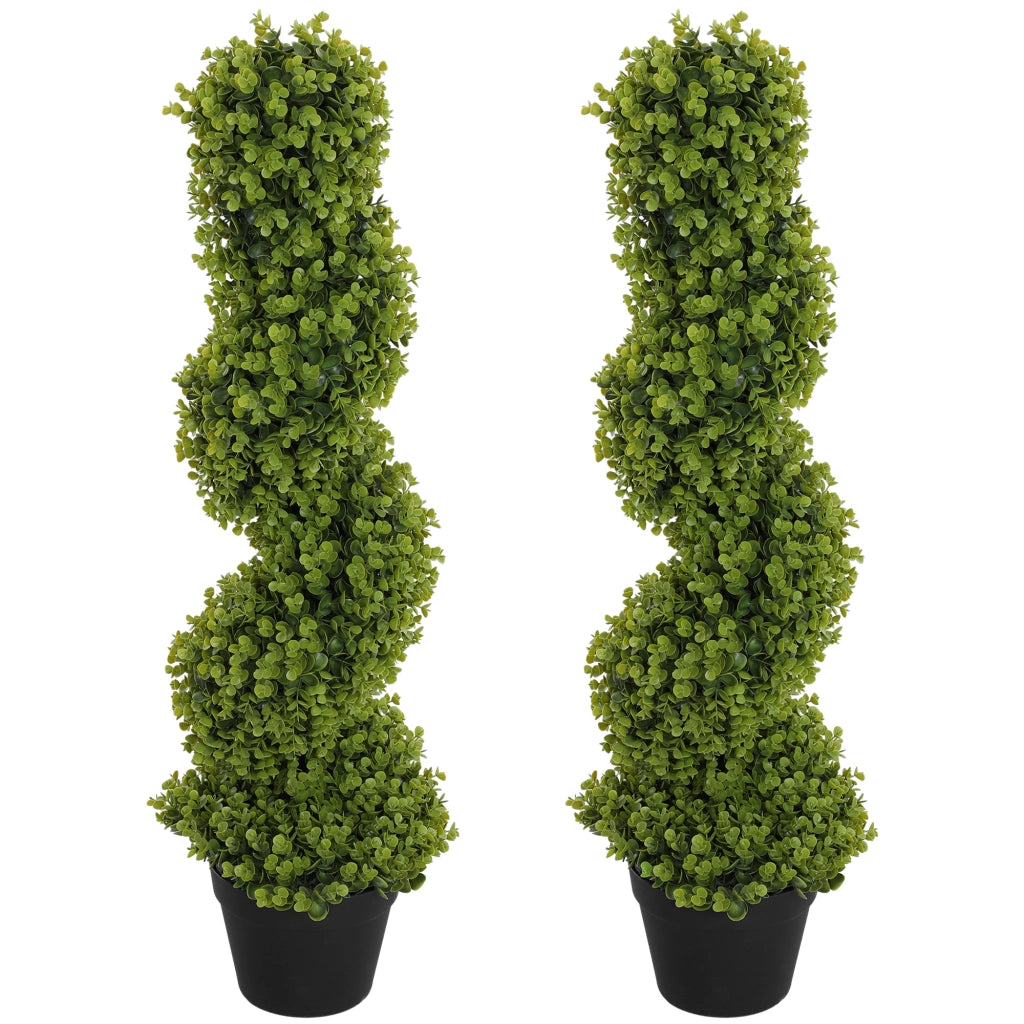 Piante Finte in Vaso 2 Pezzi ¨C zephmum ¨C Verde, 90 cm