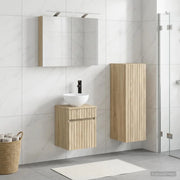 Set di mobili per il bagno 4 pz Rovere Sonoma 3407457