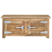 Tavolino da Salotto 70x70x30 cm in Legno Massello di Mango 247693