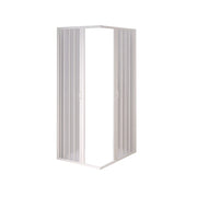 Box doccia angolare pvc a soffietto 110x110 h 185 mod. Nova Kit Box