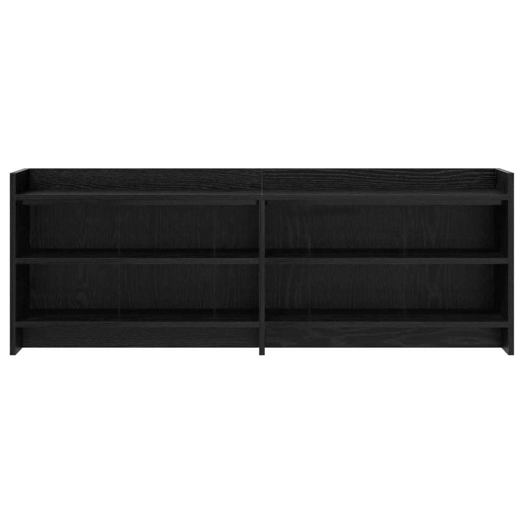 Mobile TV 135 x 33 x 47 cm Rovere Nero Legno ingegnerizzato 8011228
