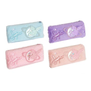 Trade Shop - Astuccio Penne Matite Multifunzione Design Peluche Con Unicorno Glitterato 22x10cm 615083 -