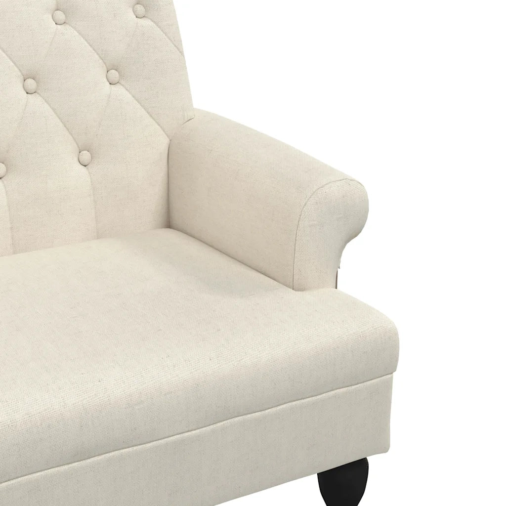 Panca con Schienale 120x62x75,5 cm in Lino CFW5816636