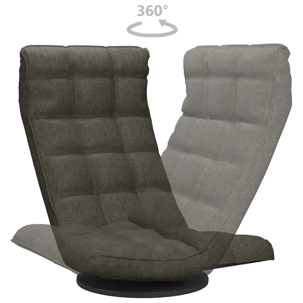 Sedia da Pavimento Girevole Rosa in Tessuto CFW5964200