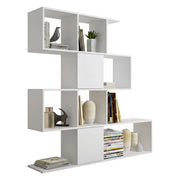 Biblioteca Budrio, Libreria 9 Ripiani, 93x28x142h cm Bianco