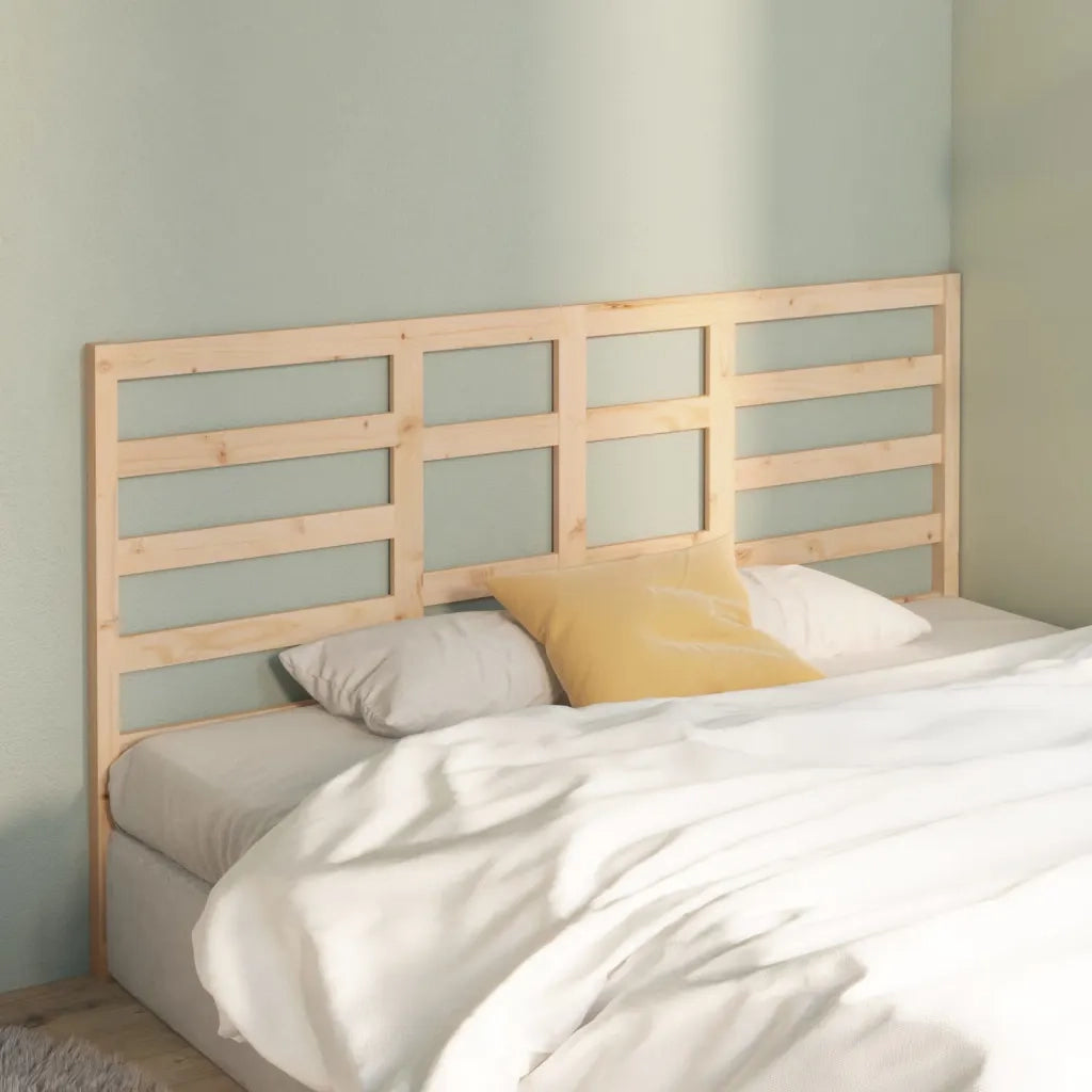 Testiera per Letto-Testata-Testiera Decorativa 206x4x104 cm in Legno Massello di Pino 247664