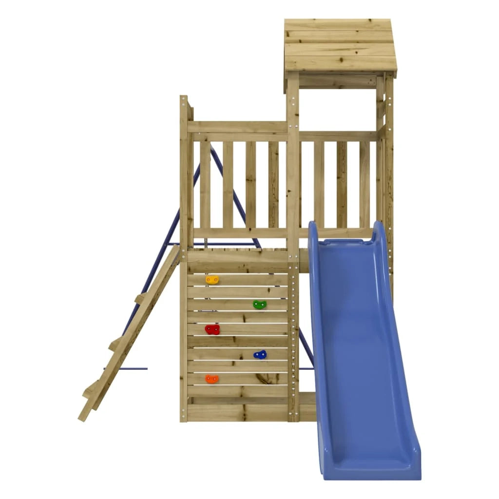 Area giochi esterna 434 x 186 x 214 cm in legno di pino impregnato 02_0004649