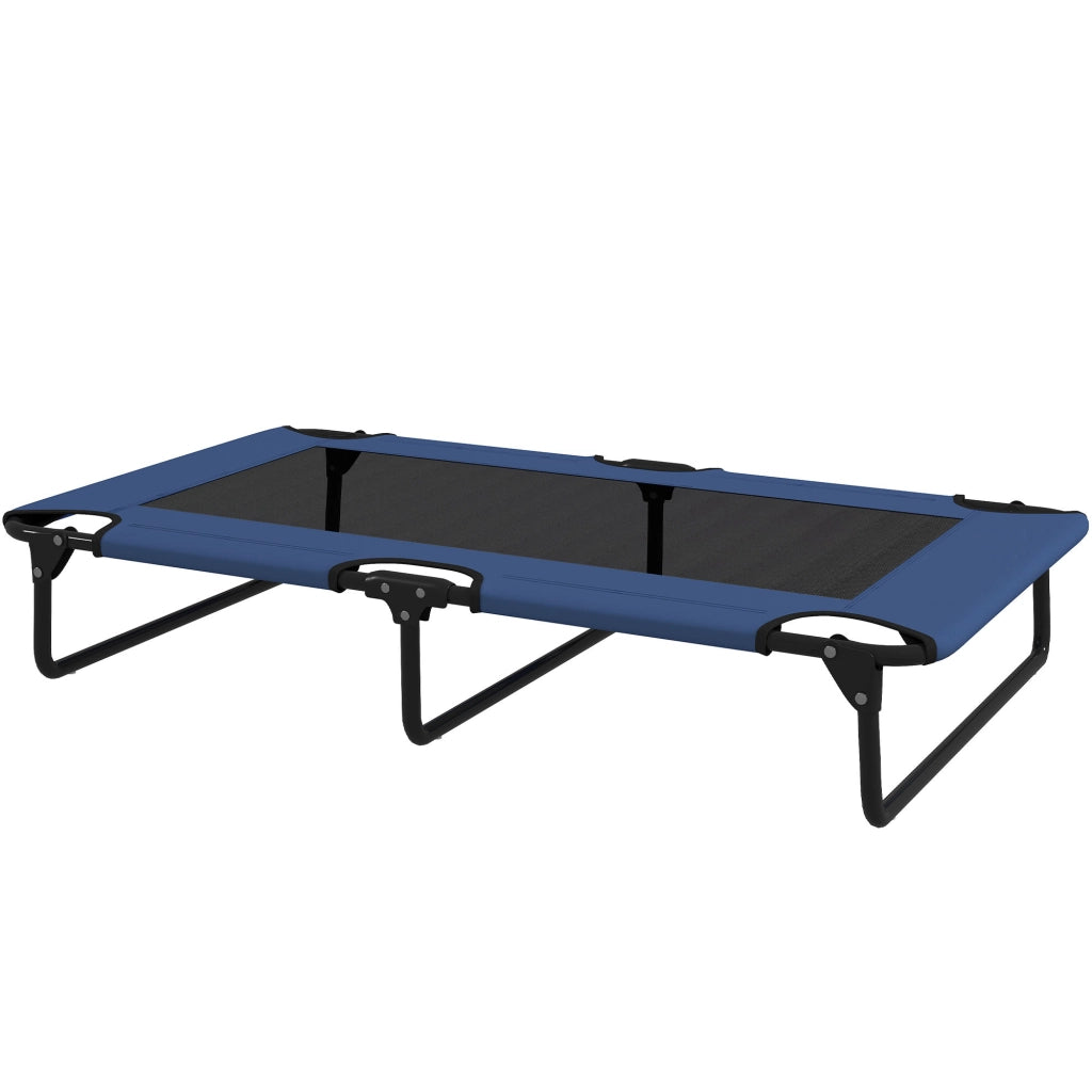 Letto per cani pieghevole in rete ¨C zephmum ¨C 107x61x20 blu scuro