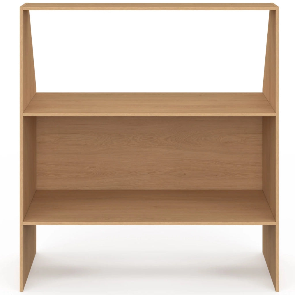 IDMarket - TOMI Scaffale sottopiano a 2 livelli 100 x 50 x 70/110 cm in legno di faggio