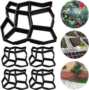 Set di 5 pannelli di plastica per giardino, adatto per giardino, ingresso e terrazzo, resistente agli urti e alle corrosioni