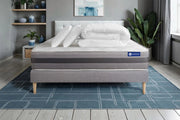 Pacchetto letto completo - Materasso 200x200cm + Box spring con doghe (kit) + 2 cuscini + Piumino - Actiflex Relax
