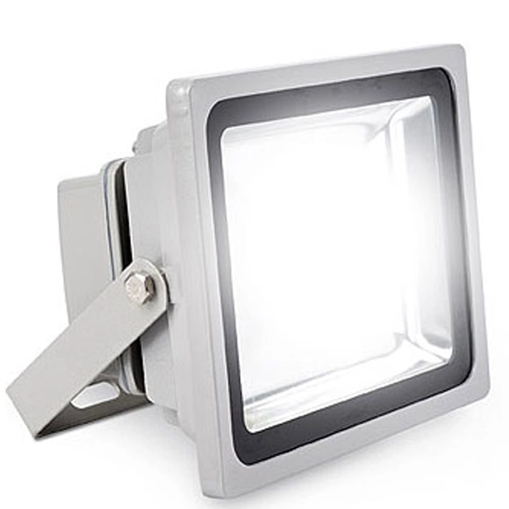 Trade Shop - Faro Faretto A Led Ultra Slim A Luce Calda Fredda Rgb Da Per Esterno Ip65 220v - -bianco Freddo-20 Watt -slim    -