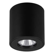 Plafoniera Esterno Moderna Torrecola Alluminio Nero 1 Luce Gu10