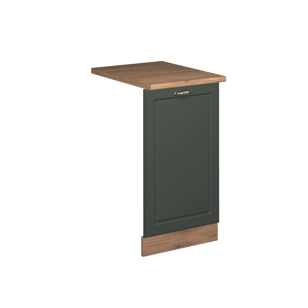Pannello frontale della lavastoviglie Fame-Line Verde-oro rustico/Rovere dorato 45 cm, PL Rovere Vicco