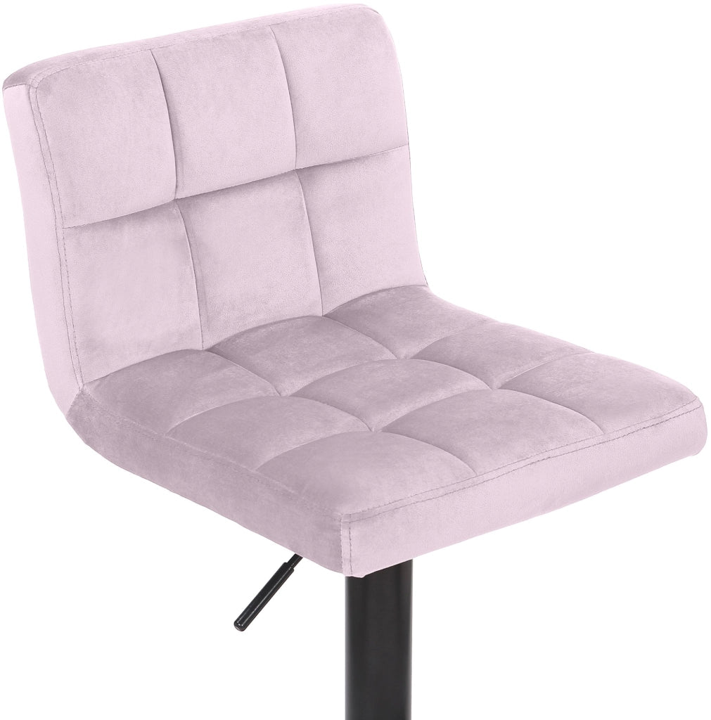 Set di 2 sgabelli bar Feni in velluto Rosa