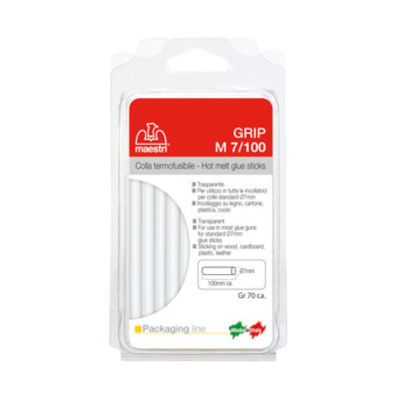 MAESTRI STICK COLLA PER PISTOLA D 7X100 MM 18 PZ- 1,0 confezione