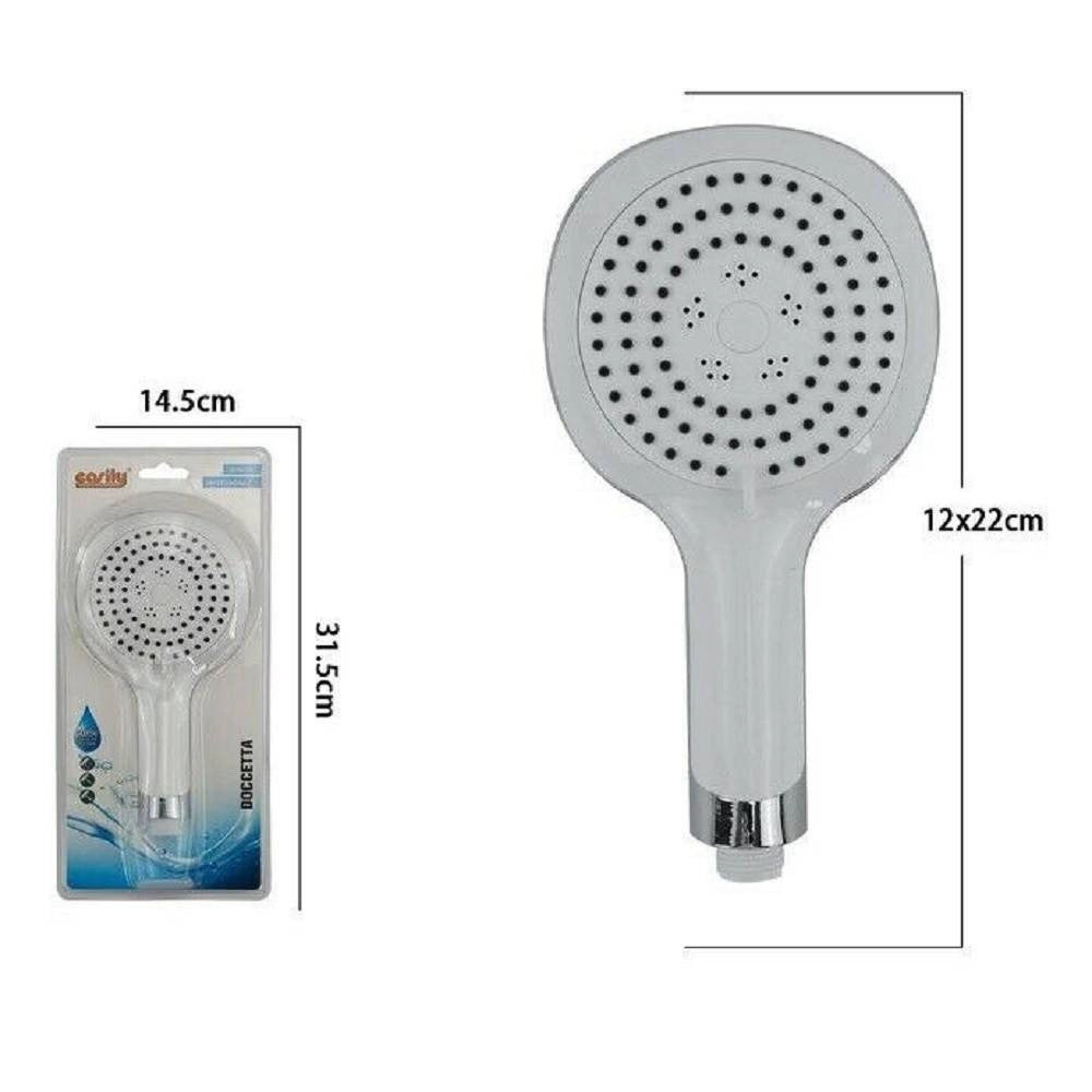 Trade Shop - Doccetta 12 X 22 Cm Doccino Bagno Soffione Doccia Cornetta Moderno 69341 Tondo -