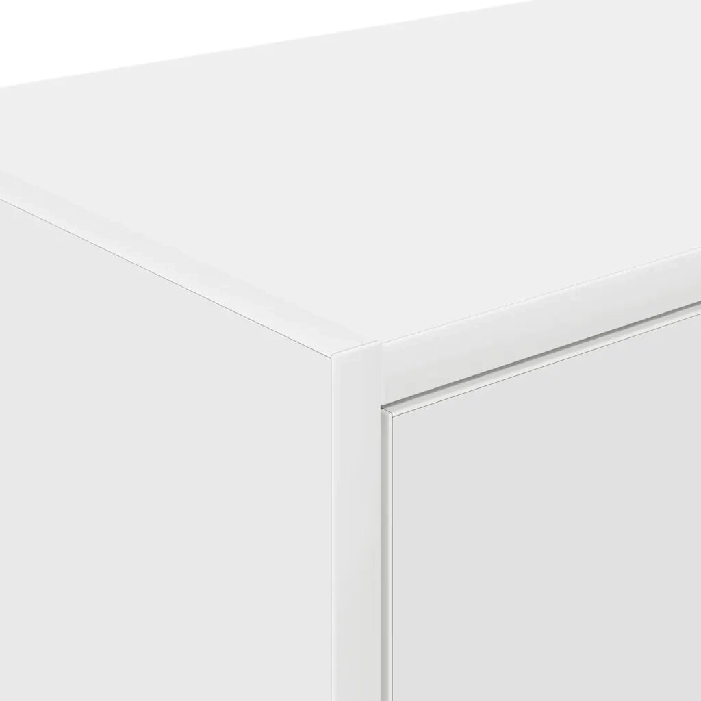 vidaXL Pensile per Garage Bianco in Legno Multistrato