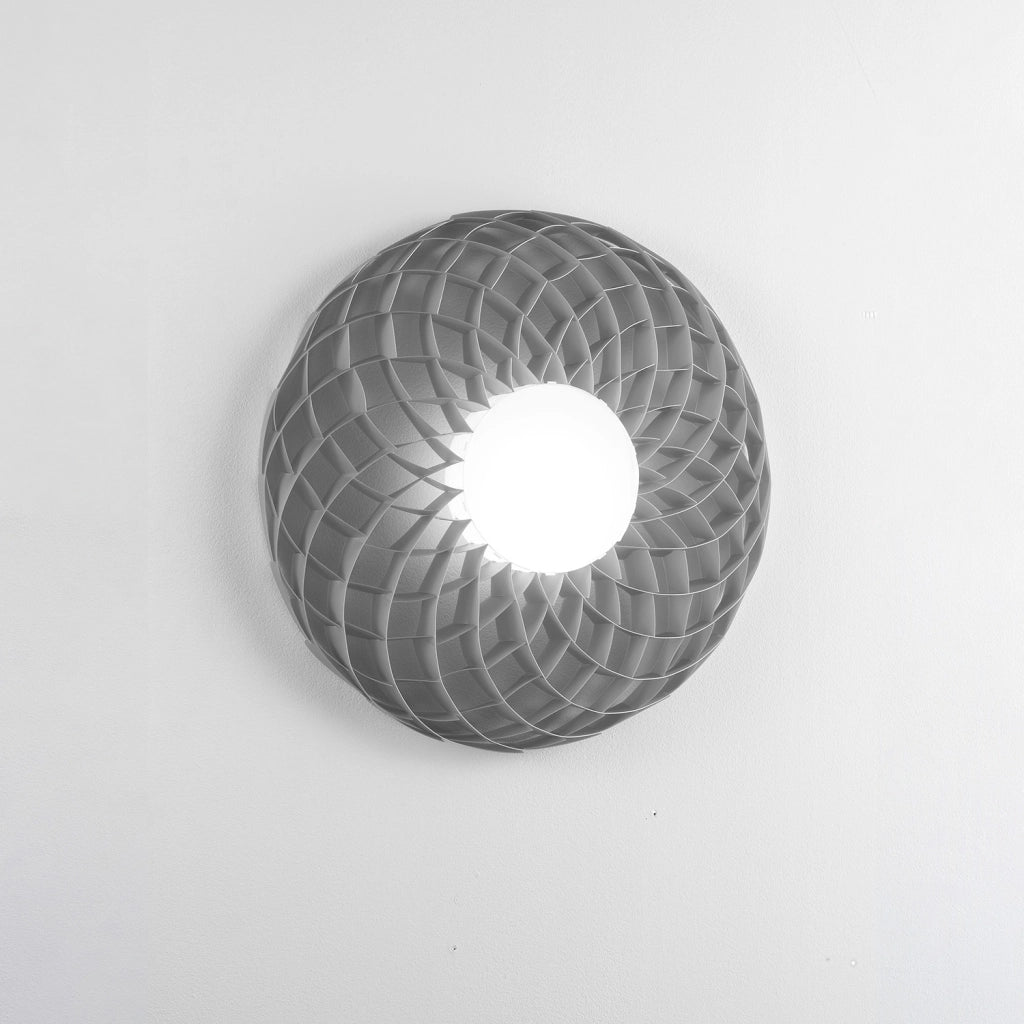 Applique Moderna Dalia Polilux ® Argento 3 Luci Gx53 6,5W 3000K