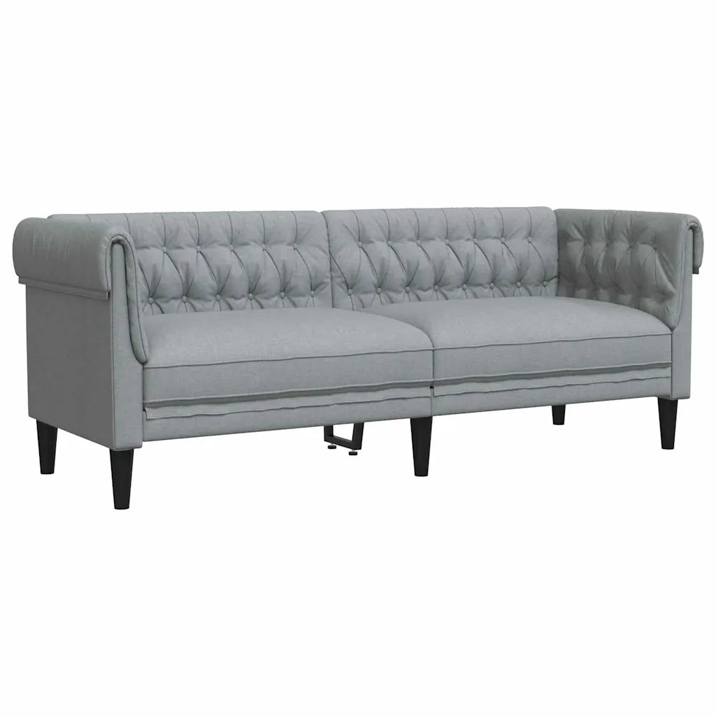 Divano per Soggiorno 3 pcs Grigio chiaro 201,5 x 74,5 x 74,5 cm 3385858