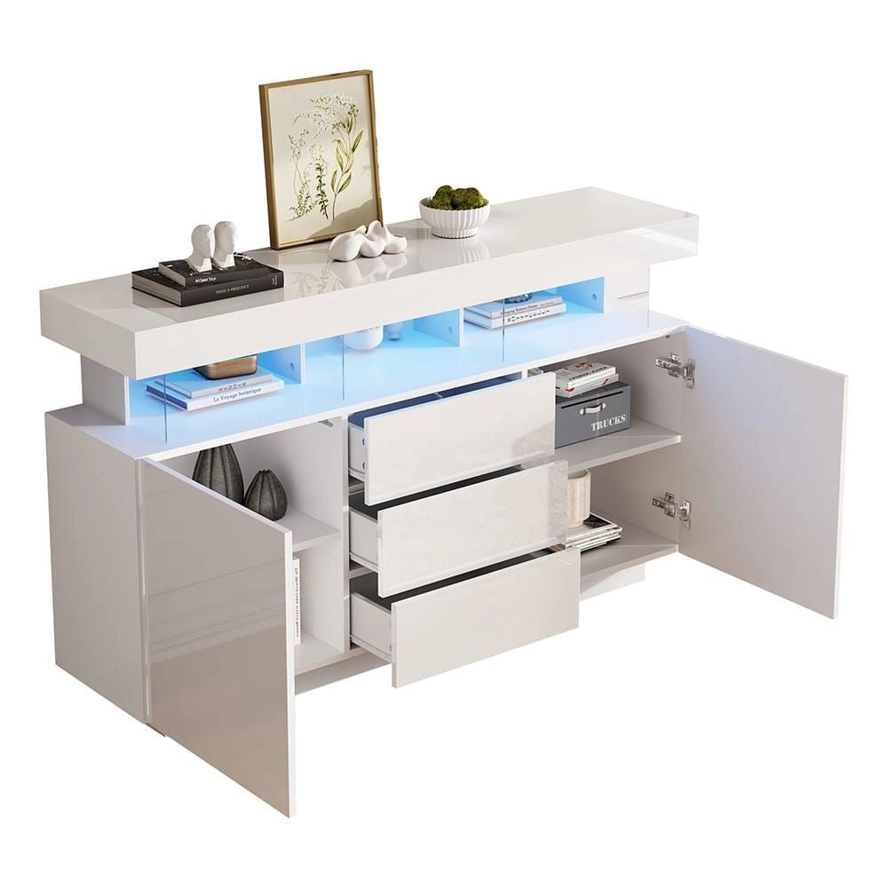 Buffet bar - Xylo - 140x35x80cm LED 16colori acrilico