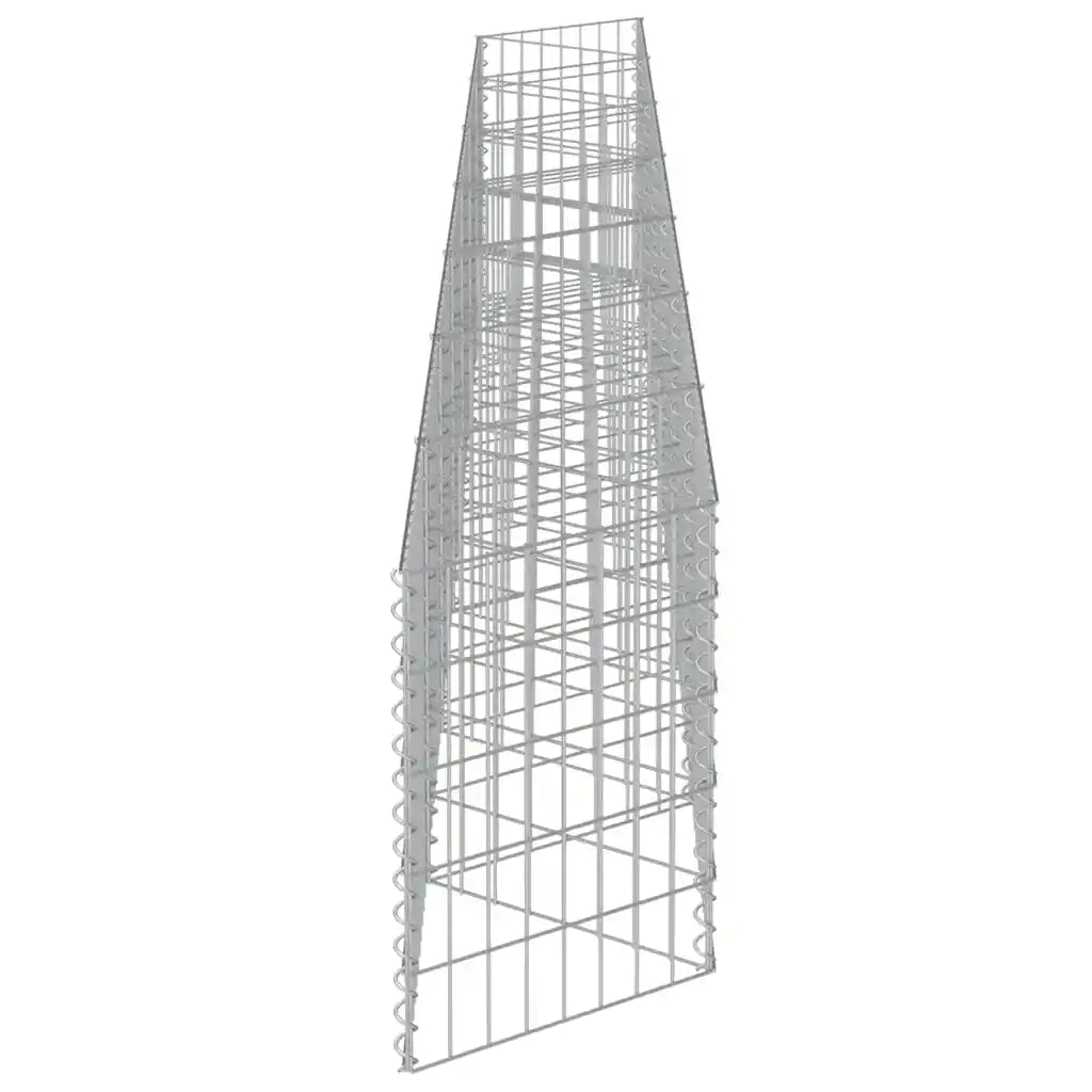 Gabbione in Acciaio Zincato 450x30x50 cm 143572