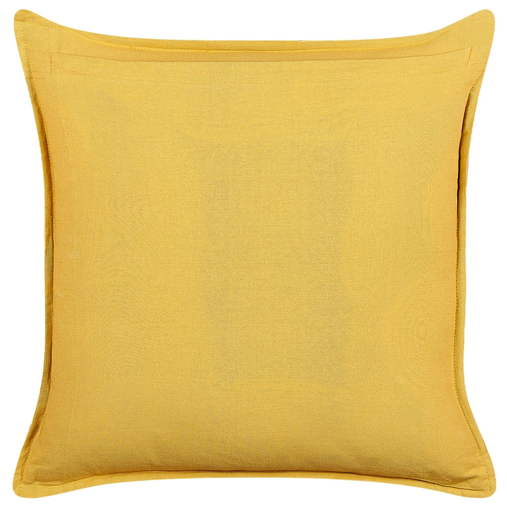 Cuscino decorativo velluto arancione 45 x 45 cm modello stampa blocco boho decor accessori