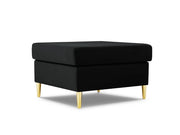 Cosmopolitan Design - Pouf "Kyoto" in velluto nero 