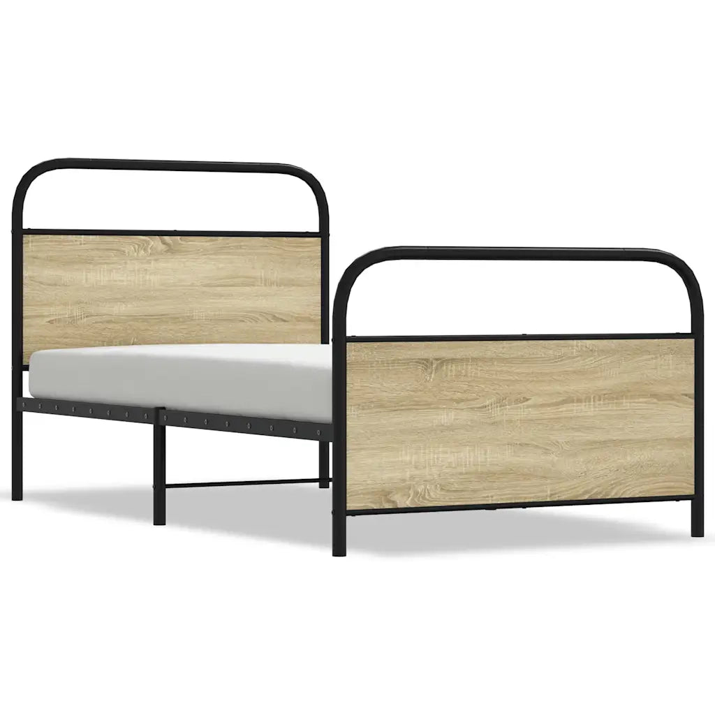 Giroletto senza Materasso Rovere Sonoma 100x200cm in Truciolato 4100271