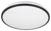 Plafoniera bagno tonda 33cm LED 18W nera IP44 Rabalux