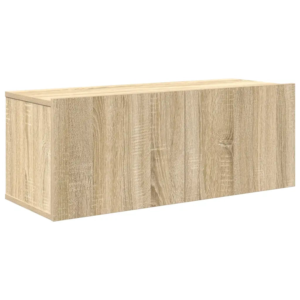 Set di Mobili Porta TV 7 pz Rovere Sonoma in Legno Multistrato cod mxl 11942