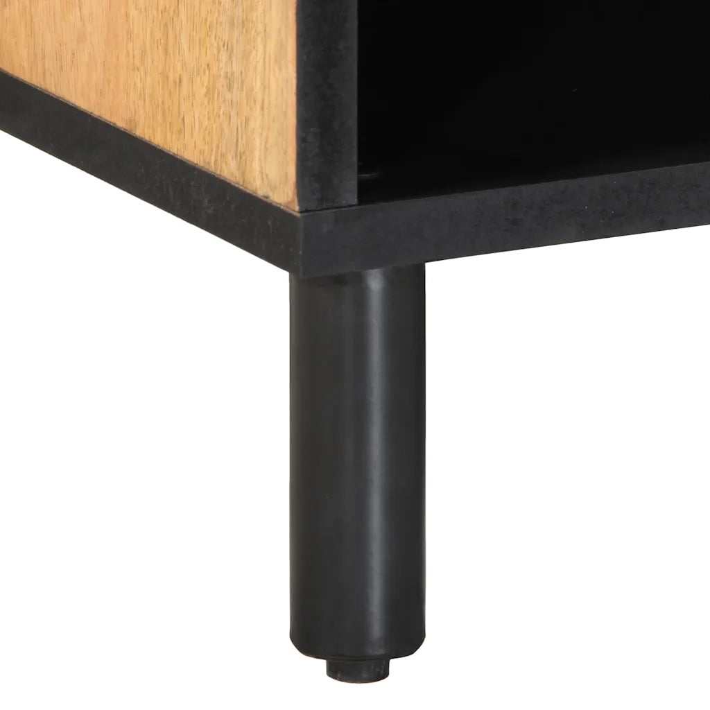 Mobile Porta TV Marrone 80x31,5x46cm in Legno Massello di Mango 4017735