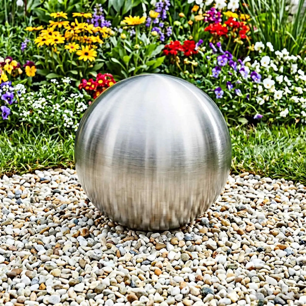 Palla Spazzolata Ø 47 cm Argento Acciaio Inossidabile 201 42008419