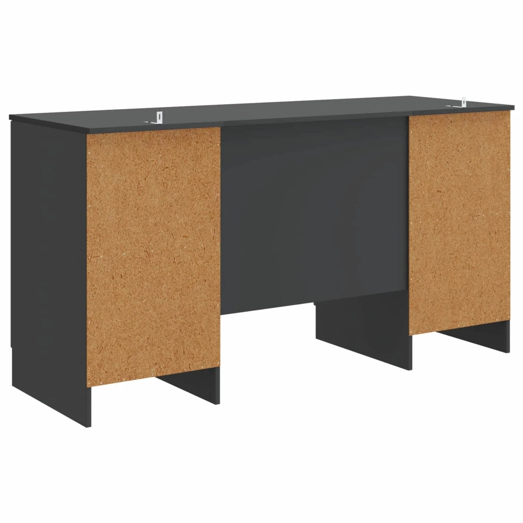 Scrivania Nero 142,5 x 50 x 75 cm Legno ingegnerizzato 3414640