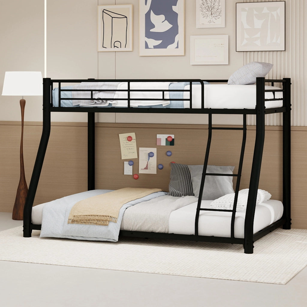 LETTO a castello 90x190/140x190 cm Ferro Nero