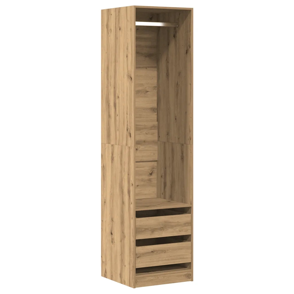 Armadio Rovere Artigianale 50x50x200 cm in Legno Multistrato CFW5340189